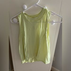 Yellow lululemon tank